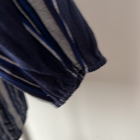 Soft Joie Striped Boho Tassel Peasant Top - Picture 4 of 7